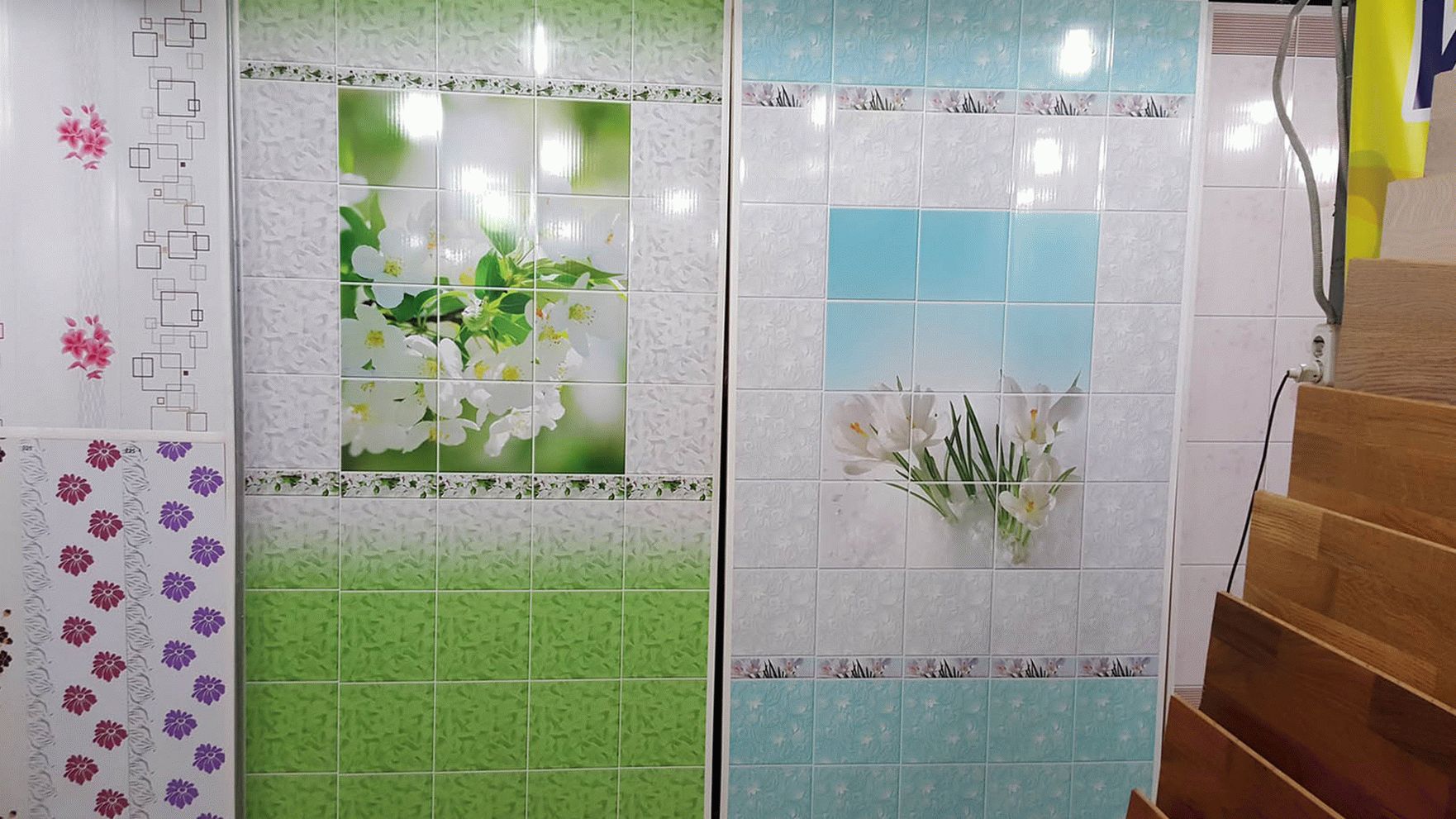 листовые панели в ванной фото