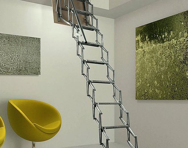 Удобство раздвижной лестницы для чердака