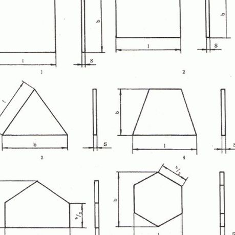 Формы керамической плитки для облицовки пола