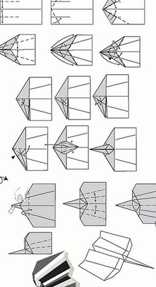 Как сложить самолетик из бумаги (варианты, схемы)