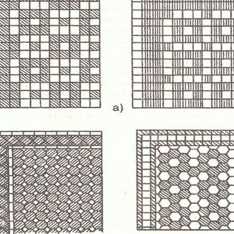 Образцы полов из керамических плиток