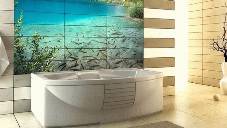 3D плитка для ванной