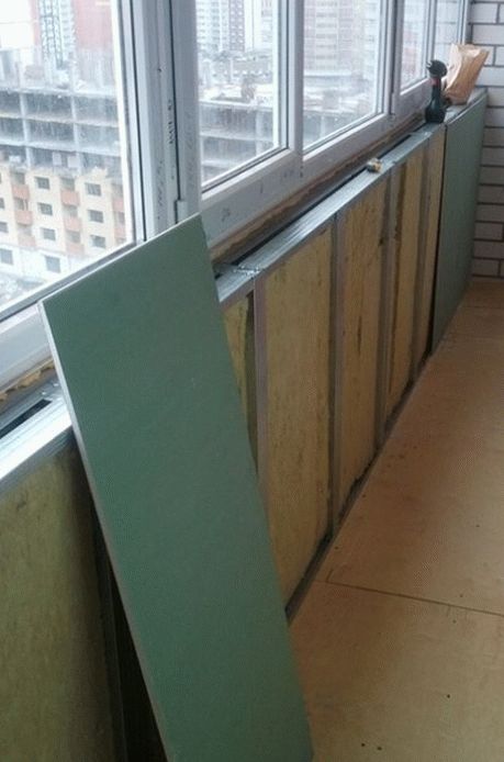 Утепление и отделка лоджии (балкона)