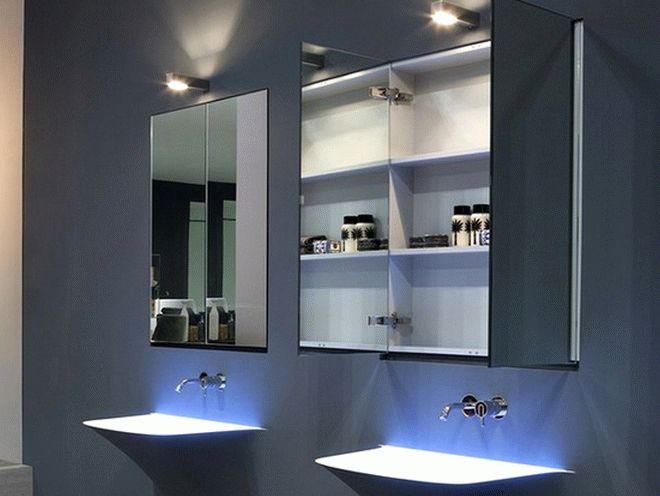 Зеркало в ванную комнату с подсветкой 2