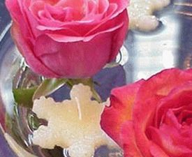 украшение стола цветами и свечами фото14