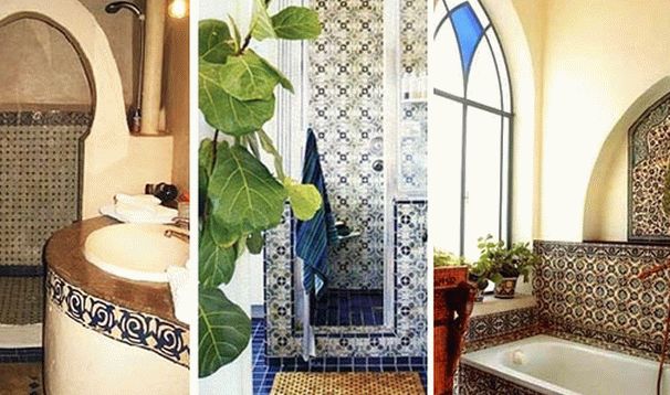 ванная комната в марокканском стиле 21
