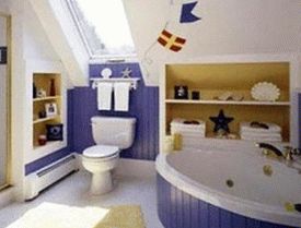 ванная в морском стиле