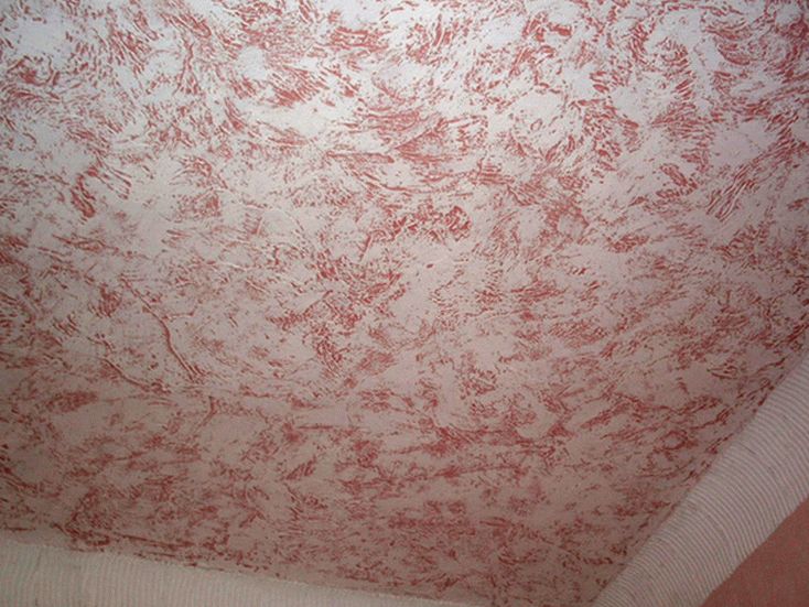 Потолок в ванной штукатурка