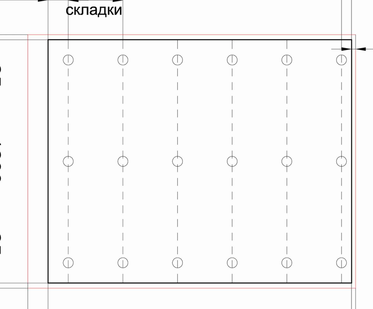 Выкройка штор