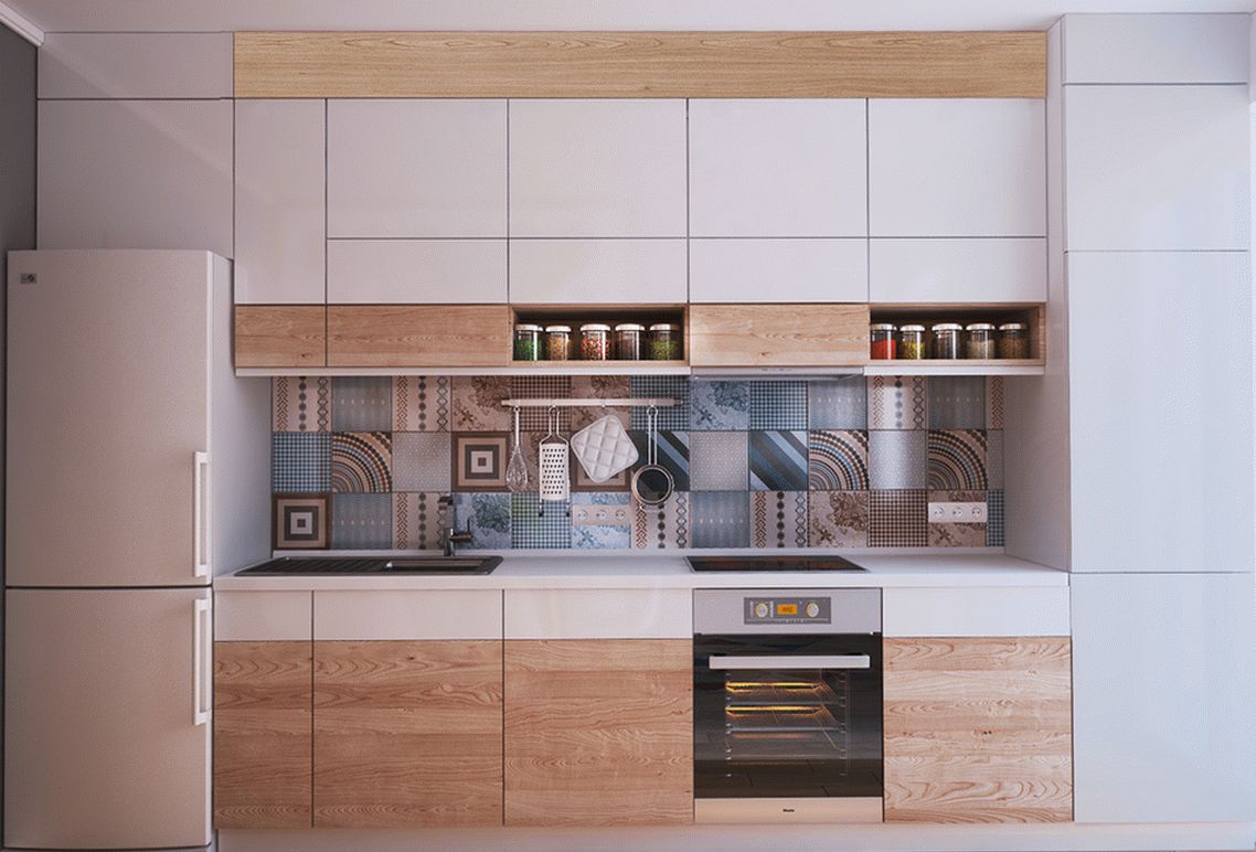 Дизайн кухни-гостиной 12 кв. м