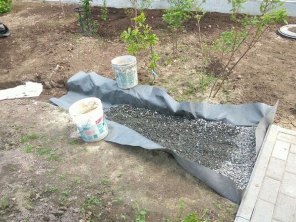 Дорожка из гравия (щебня) на участке своими руками