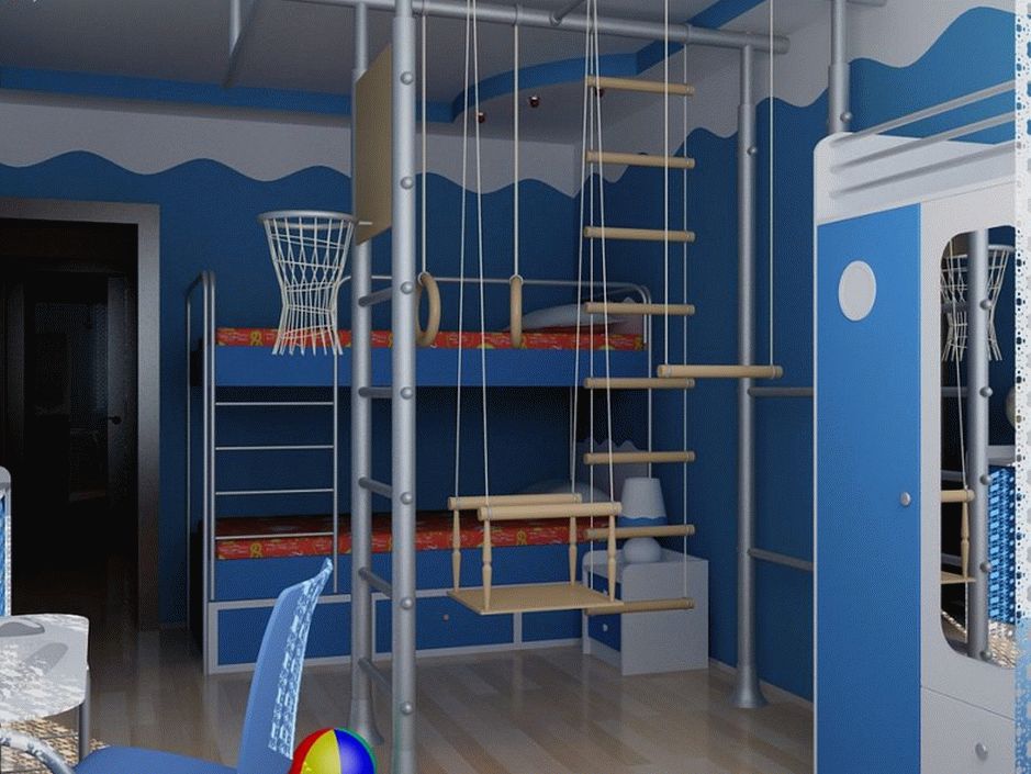 Детская комната для двоих мальчиков