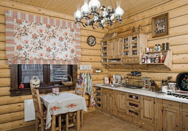 Интерьер дома в русском стиле